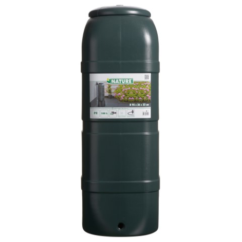 Esővízgyüjtő 100l (fali modell) zöld műanyag 95 x 36 x 32 cm