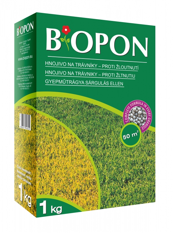 Biopon gyep sárgulás elleni növénytáp 1 kg