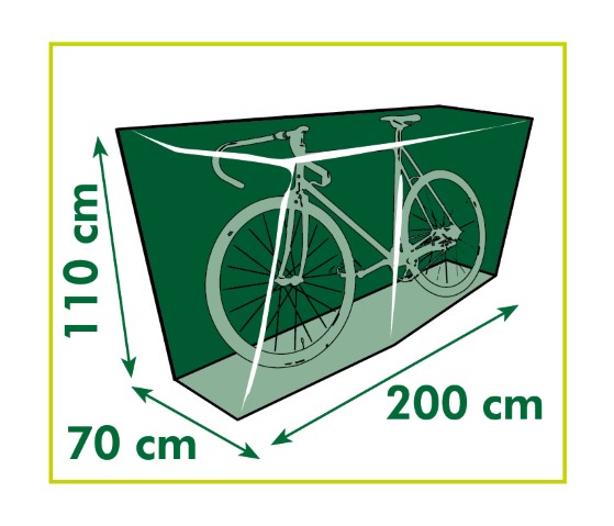 Bicikli takaró 110 cm x 200 x 70 cm