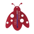 Hőmérő kültéri, műanyag, piros katica forma 15 x 12 x 0,3 cm