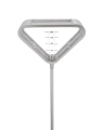 Esőszintmérő, aluminium, háromszög forma 50mm 94,3 x 25 x 4,6 cm
