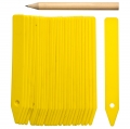 Jeltábla 25 db 10cm-s, sárga + ceruza