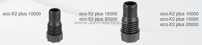ECO-X2 tömlőcsatlakozó